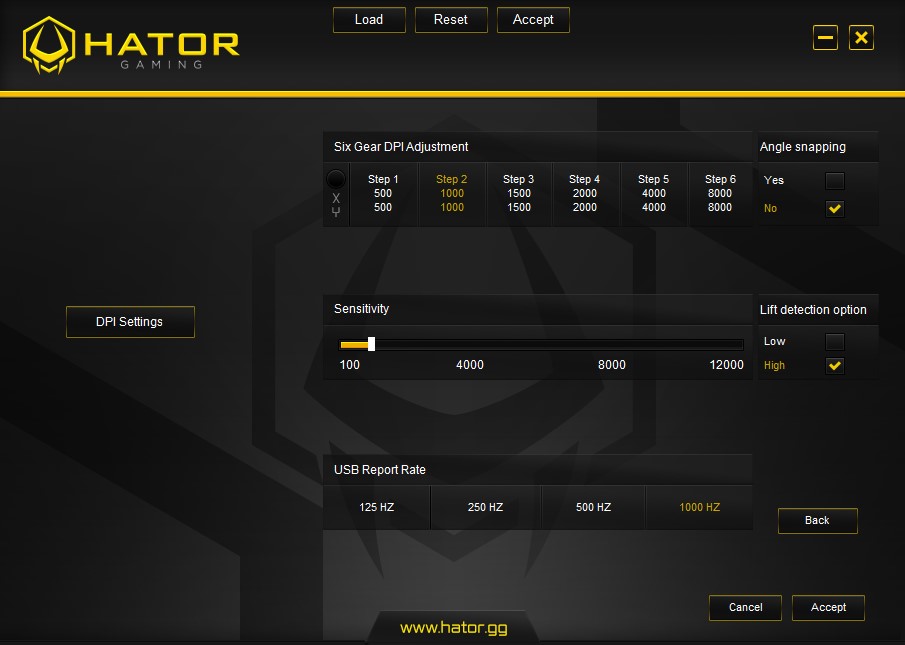 DPI Adjustments in Hator Gaming Software