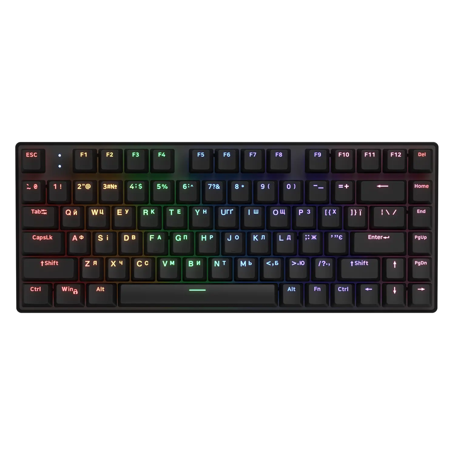HATOR Icefall Mecha 75 Rainbow Wireless Black