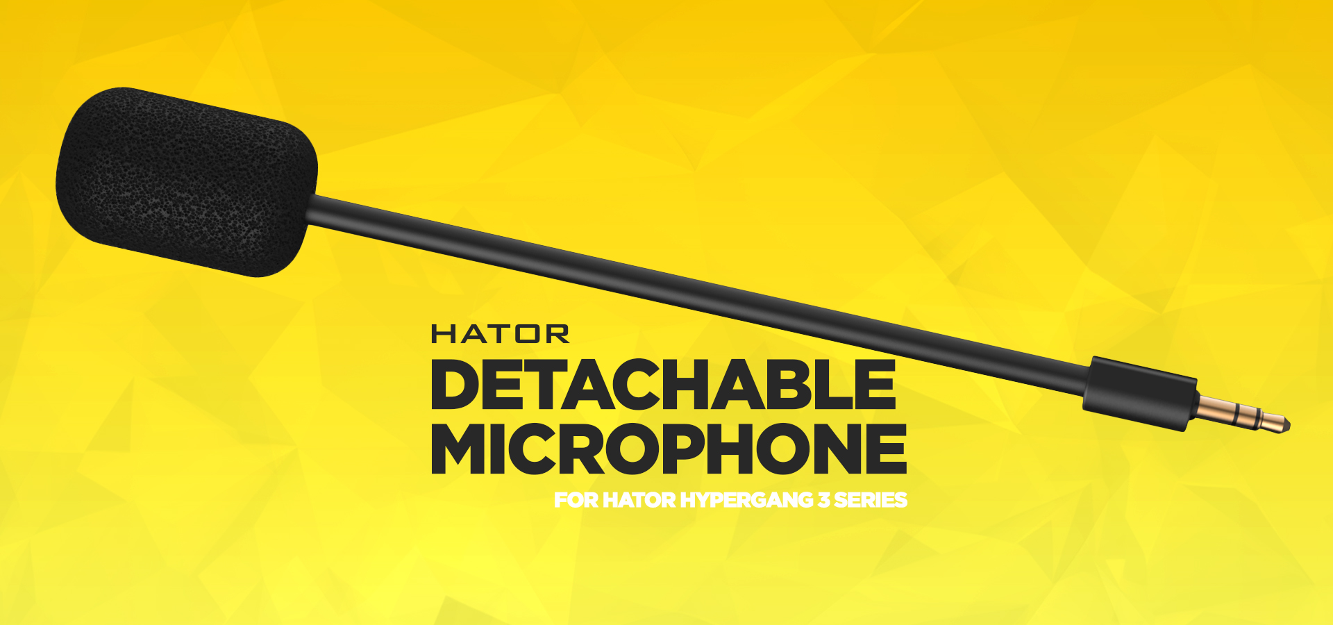Detachable microphone for HATOR Hypergang 3 headsets Detachable microphone for HATOR Hypergang 3 headsets