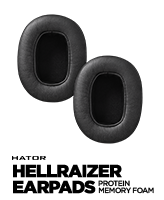 Ear cushions for HATOR Hellraizer