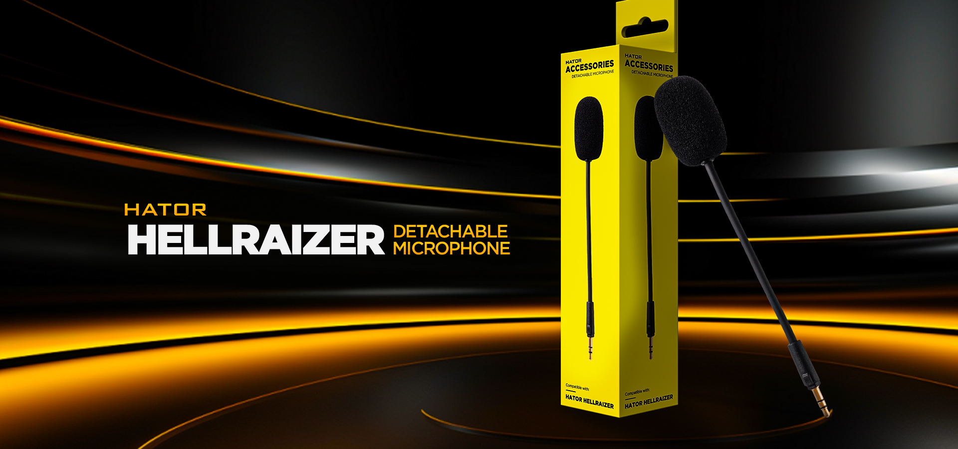 Removable microphone for HATOR Hellraizer