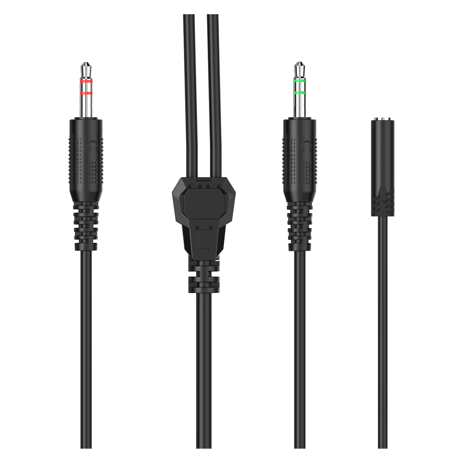 HATOR extension cable for PC 1m 3.5 – 2×3.5mm image 1
