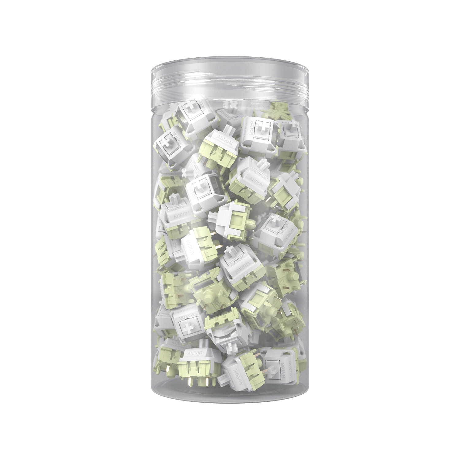 HATOR Комплект перемикачів Mechanical Hotswap HATOR Aurum Lemon Black зображення 2