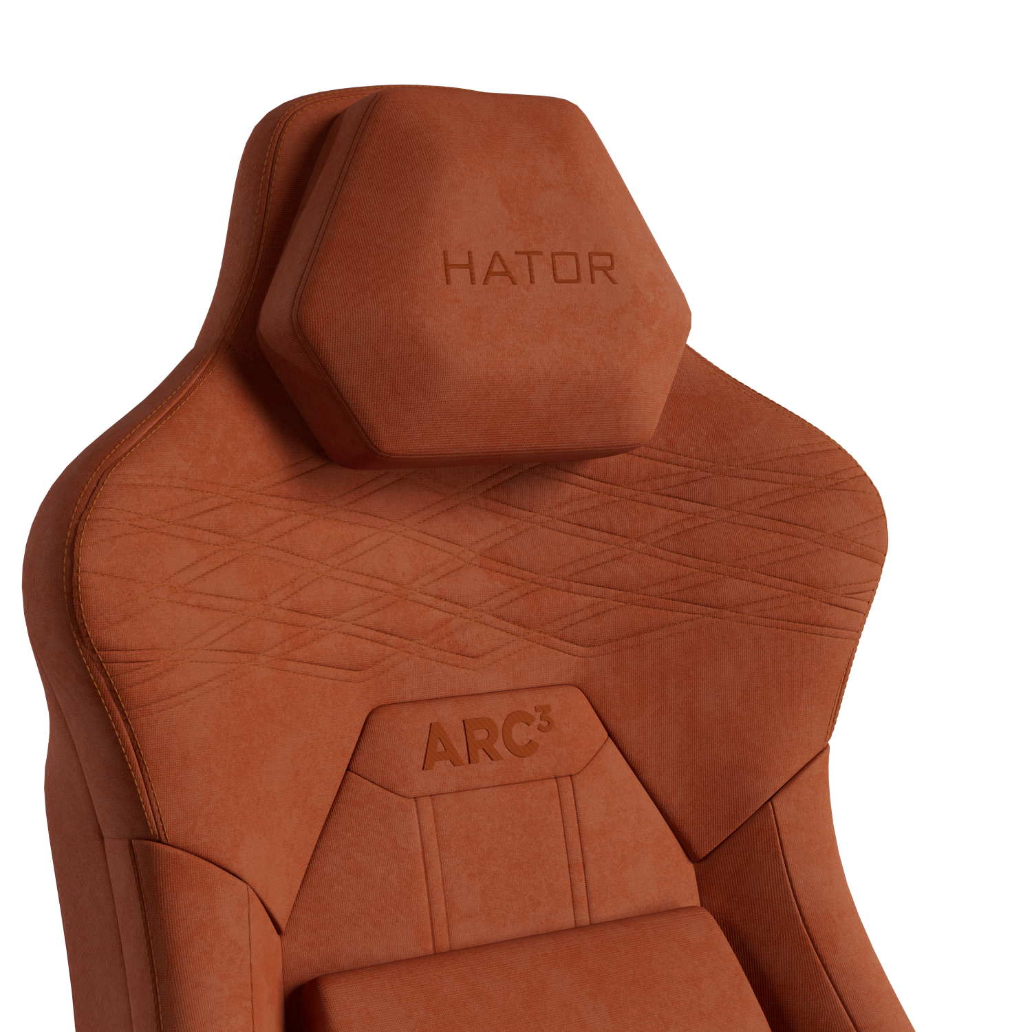 Hator Arc 3 Velour Orange XL obraz 5