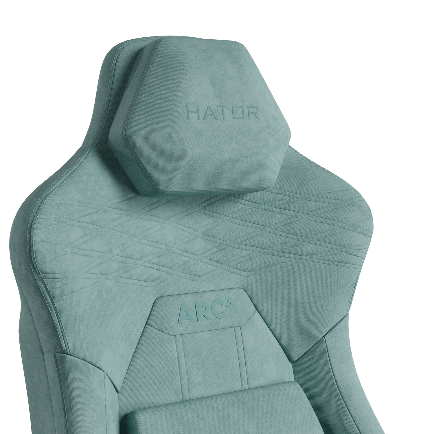 Hator Arc 3 Velour Turquoise XL obraz 5