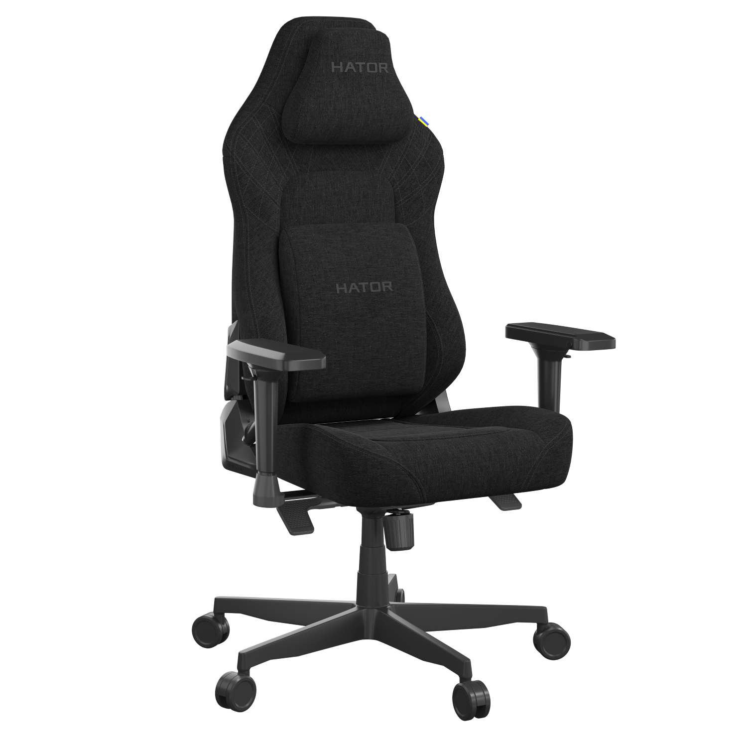 Hator Darkside 3 Pro Fabric Black L obraz 2