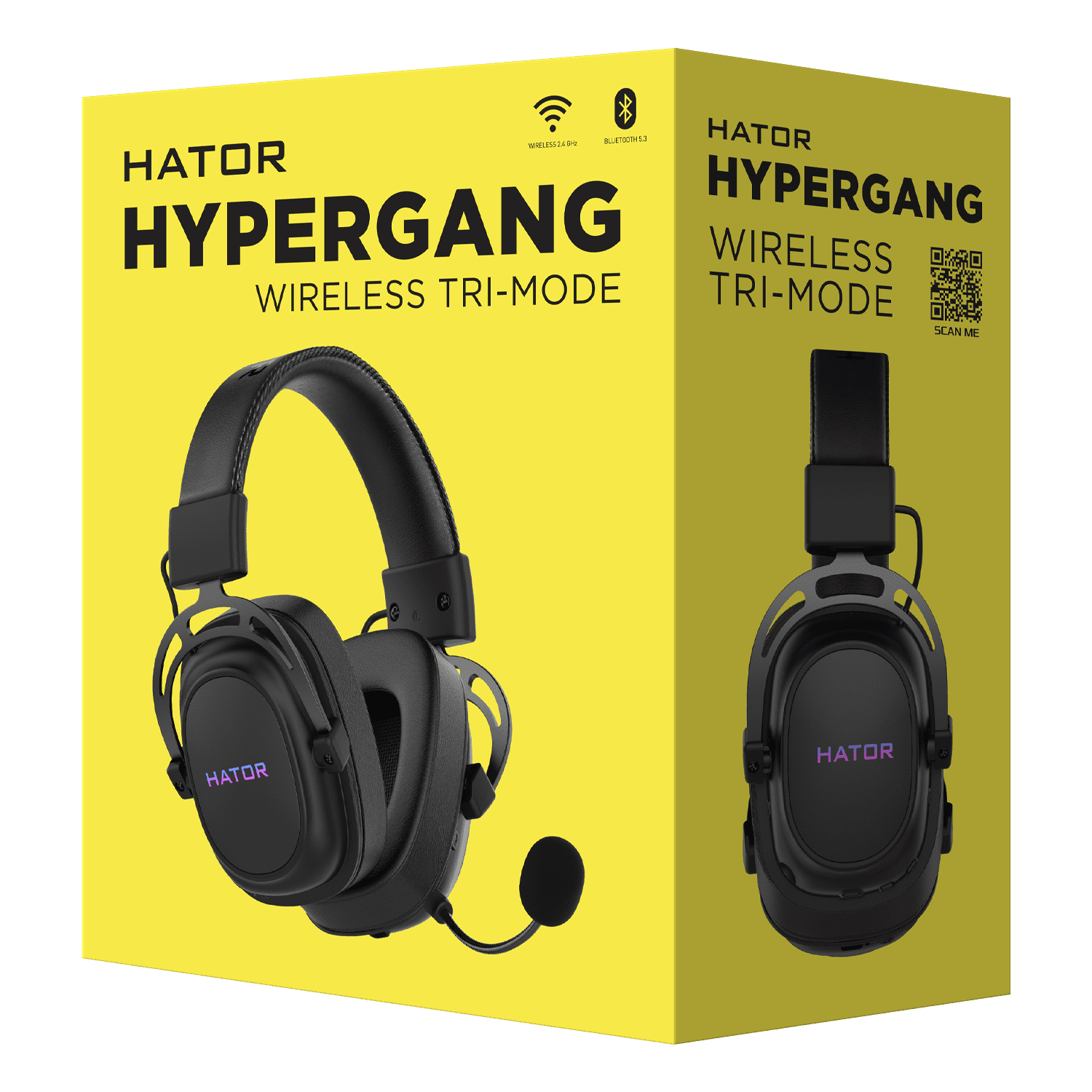 HATOR Hypergang Wireless Tri-mode Gray obraz 5