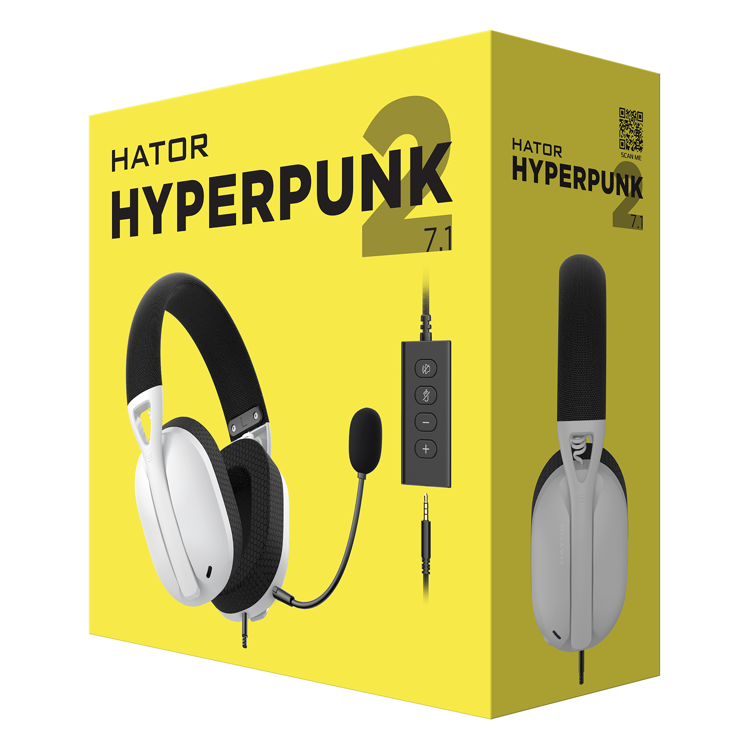 HATOR Hyperpunk 2 USB 7.1 White bild 6