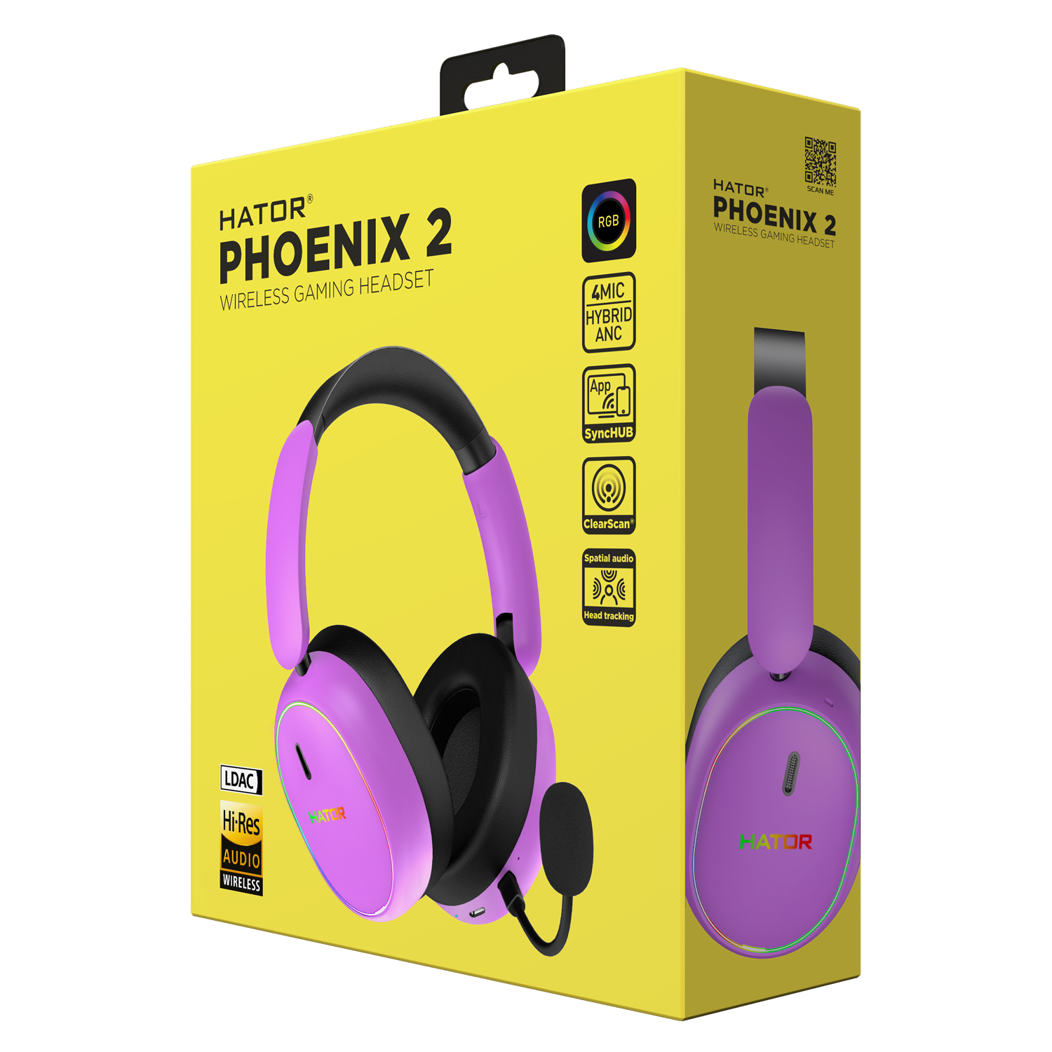 HATOR Phoenix 2 Wireless Cyber Violet bild 6