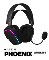 Headset HATOR Phoenix Wireless Tri-mode