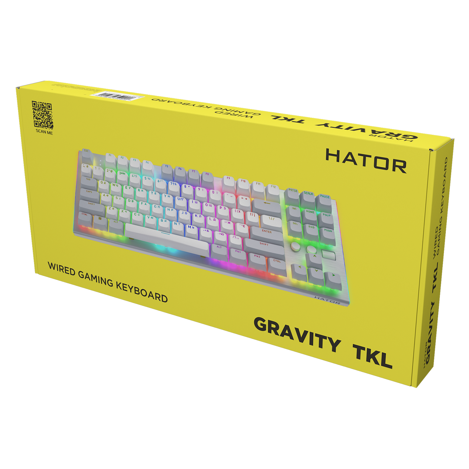 HATOR Gravity TKL White obraz 6