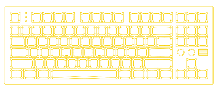 Розміри HATOR Gravity TKL