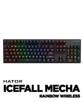 Tastatur Hator Icefall Mecha Rainbow Wireless