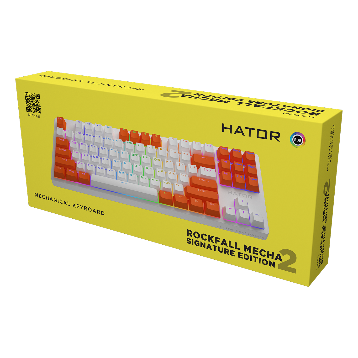 HATOR Rockfall 2 Mecha Signature Edition White/White/Orange obraz 6