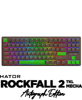 Клавіатура Hator Rockfall 2 Mecha TKL Autograph Edition