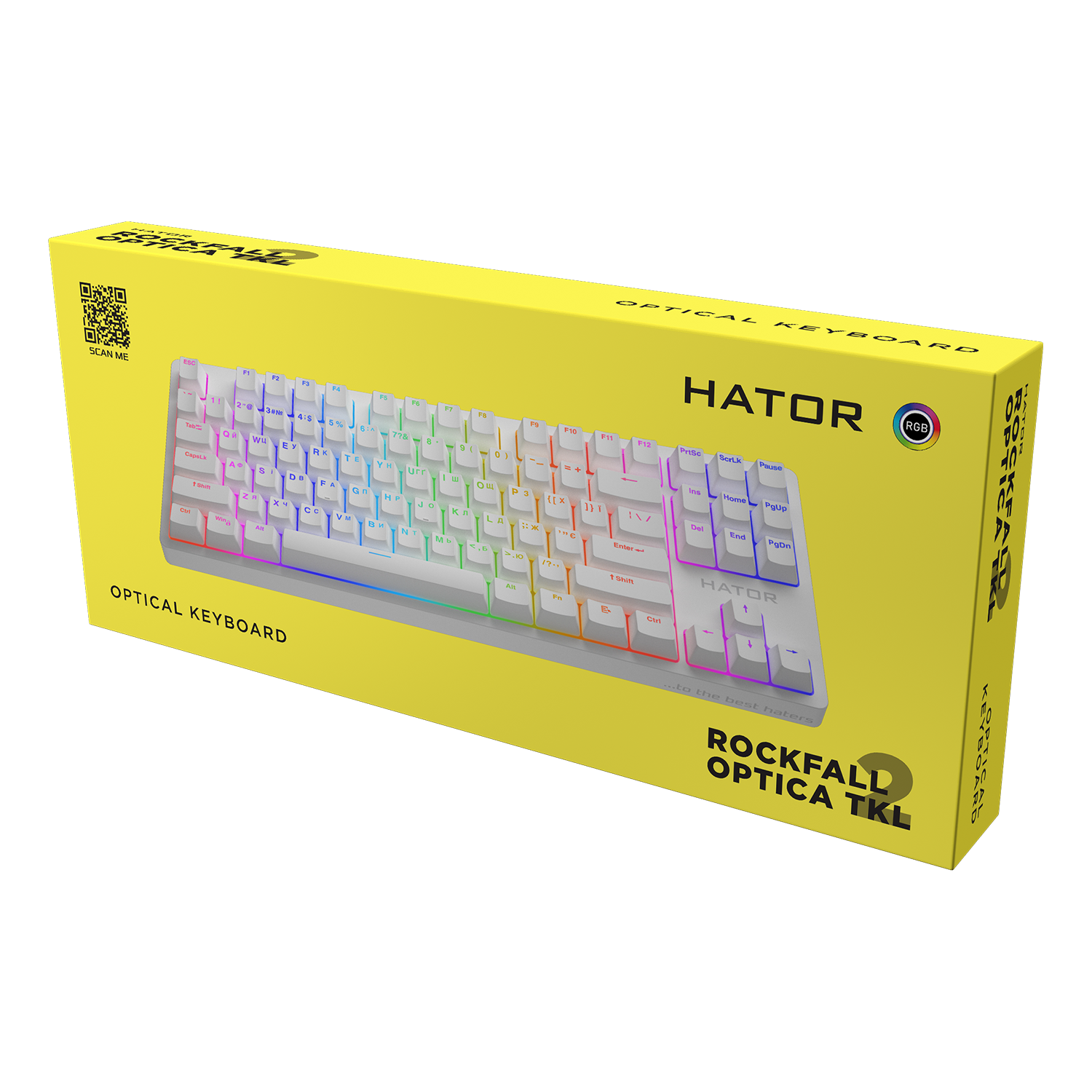 HATOR Rockfall 2 TKL Optica White зображення 6