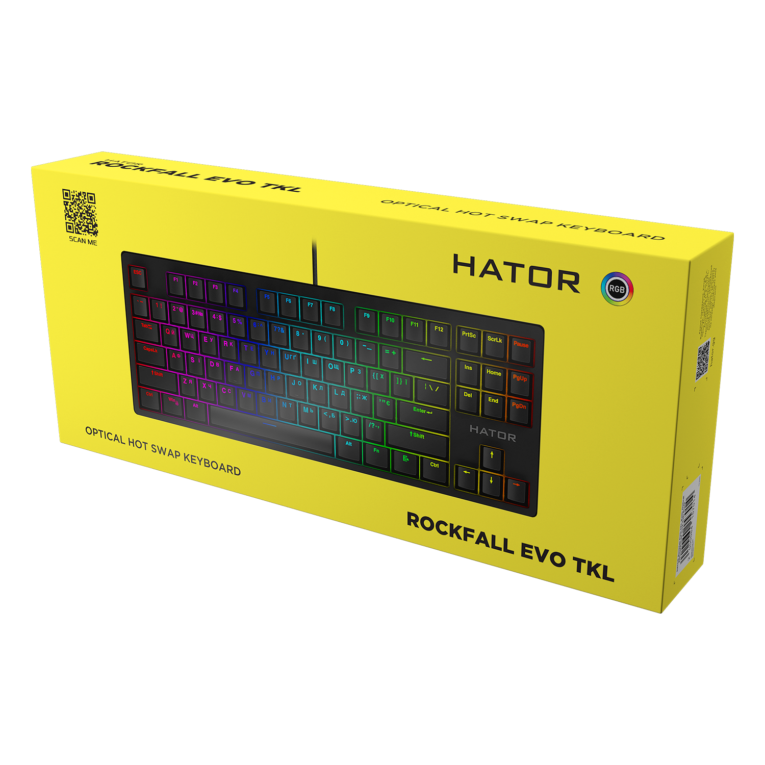 Hator Rockfall EVO TKL Black bild 7