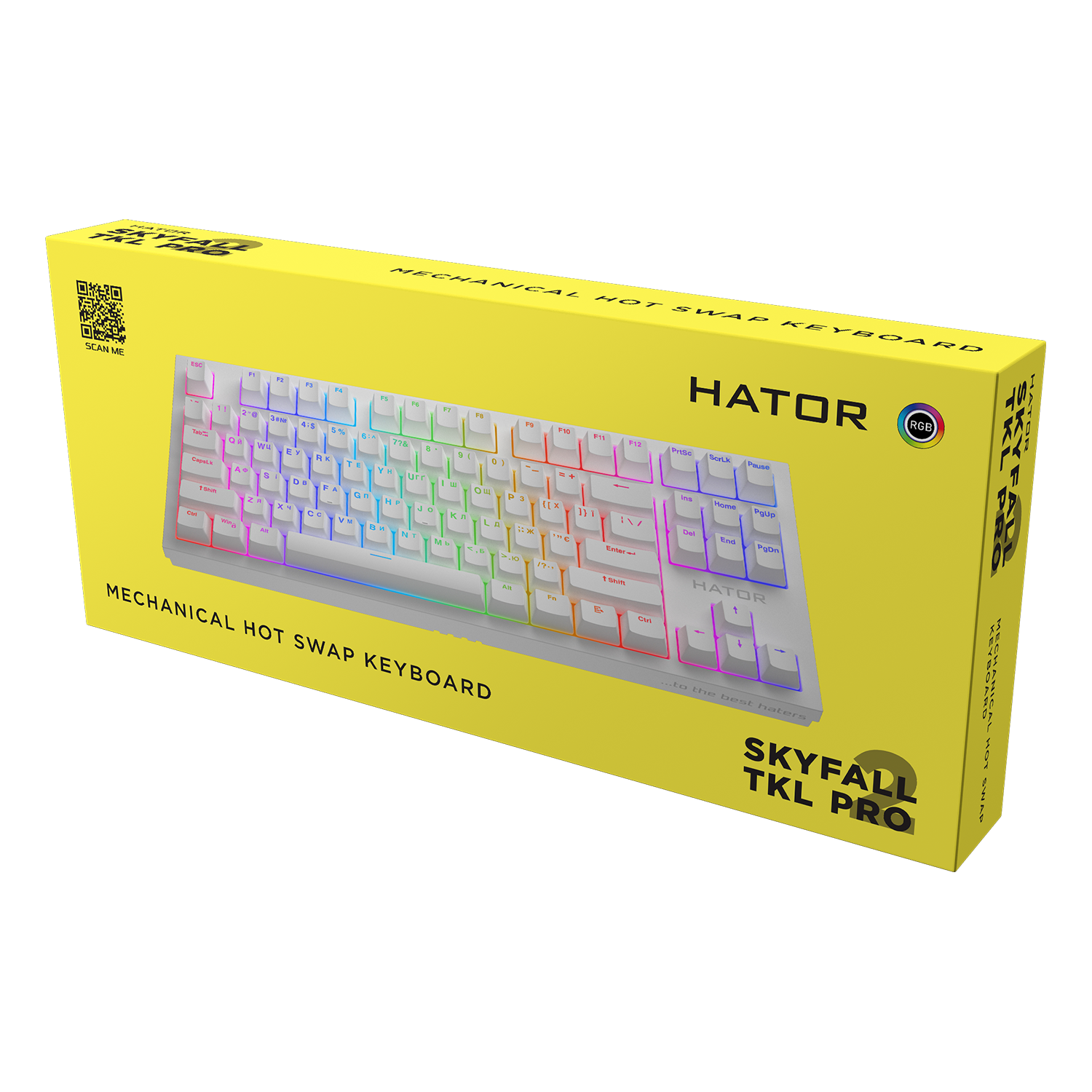 HATOR Skyfall 2 TKL PRO White obraz 6