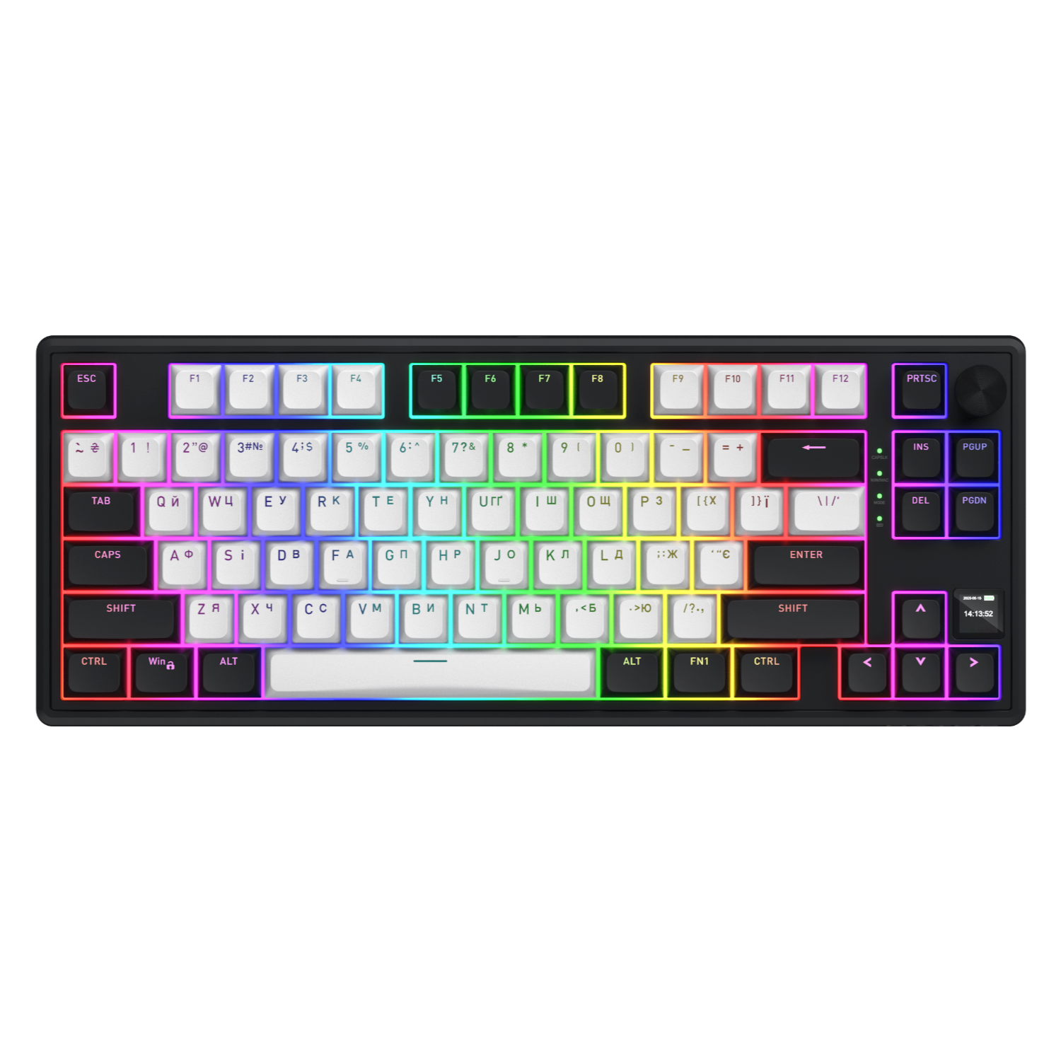 HATOR Skyfall MAG Ultima 8K Wireless White-Black 80 obraz 1 HATOR Skyfall MAG Ultima 8K Wireless White-Black 80 obraz 1