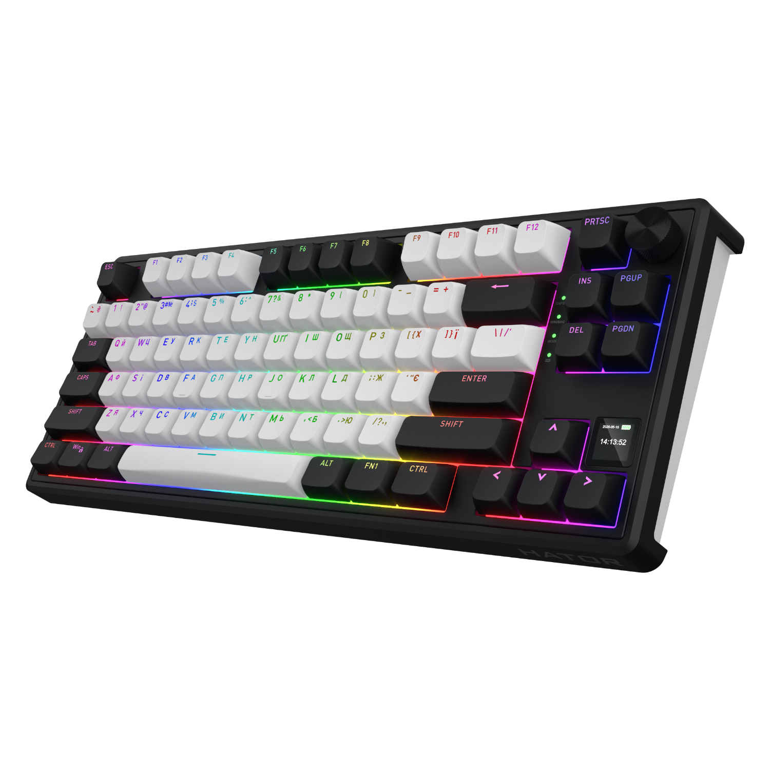 HATOR Skyfall MAG Ultima 8K Wireless White-Black 80 obraz 2 HATOR Skyfall MAG Ultima 8K Wireless White-Black 80 obraz 2