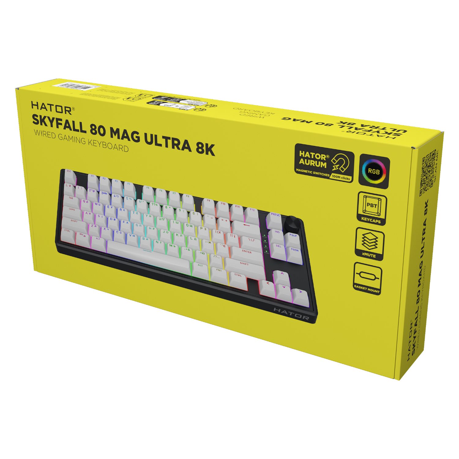 HATOR Skyfall MAG Ultra 8K Black-White 80 obraz 6