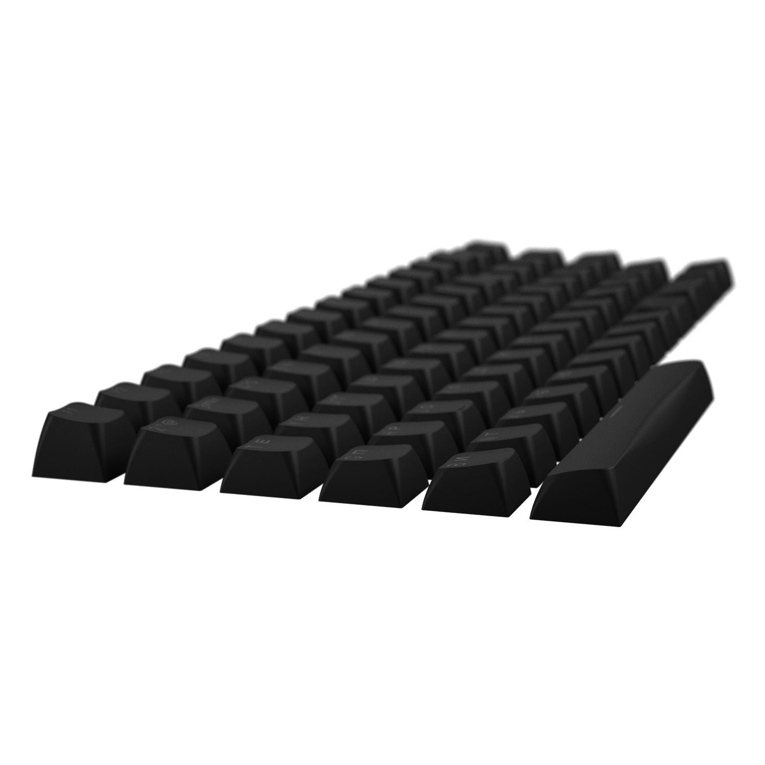 Комплект кейкапів профілю OMA для розкладок ANSI/ISO (частина А) Clicky Indigo image 2