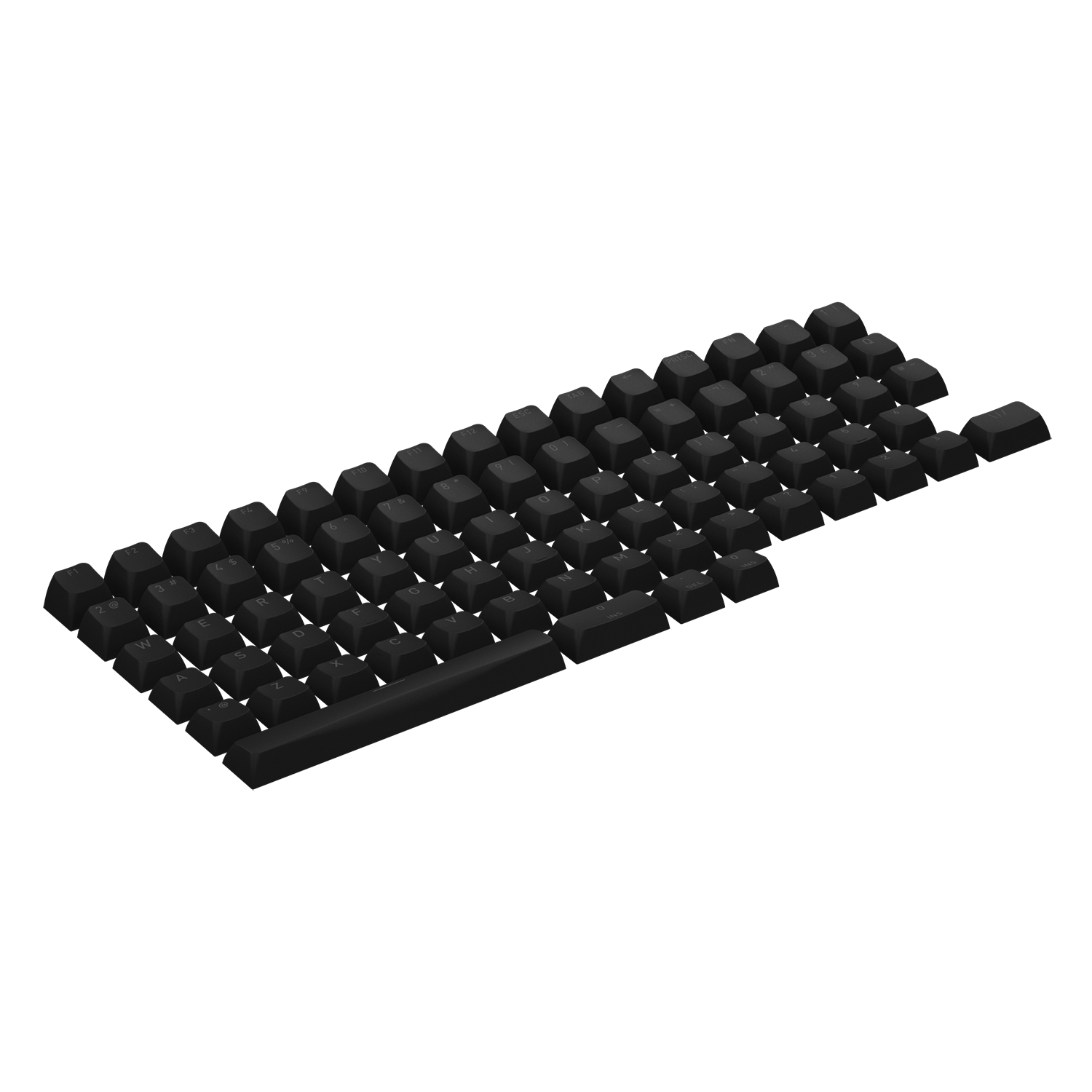 Комплект кейкапів профілю OMA для розкладок ANSI/ISO (частина А) Linear Orange image 2