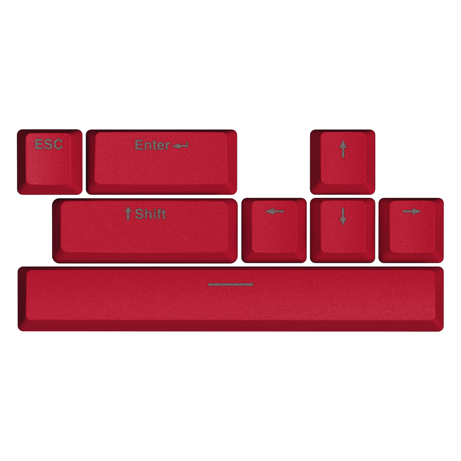 HATOR Set of PBT Keycaps Autograph Edition Racing Red obraz 1