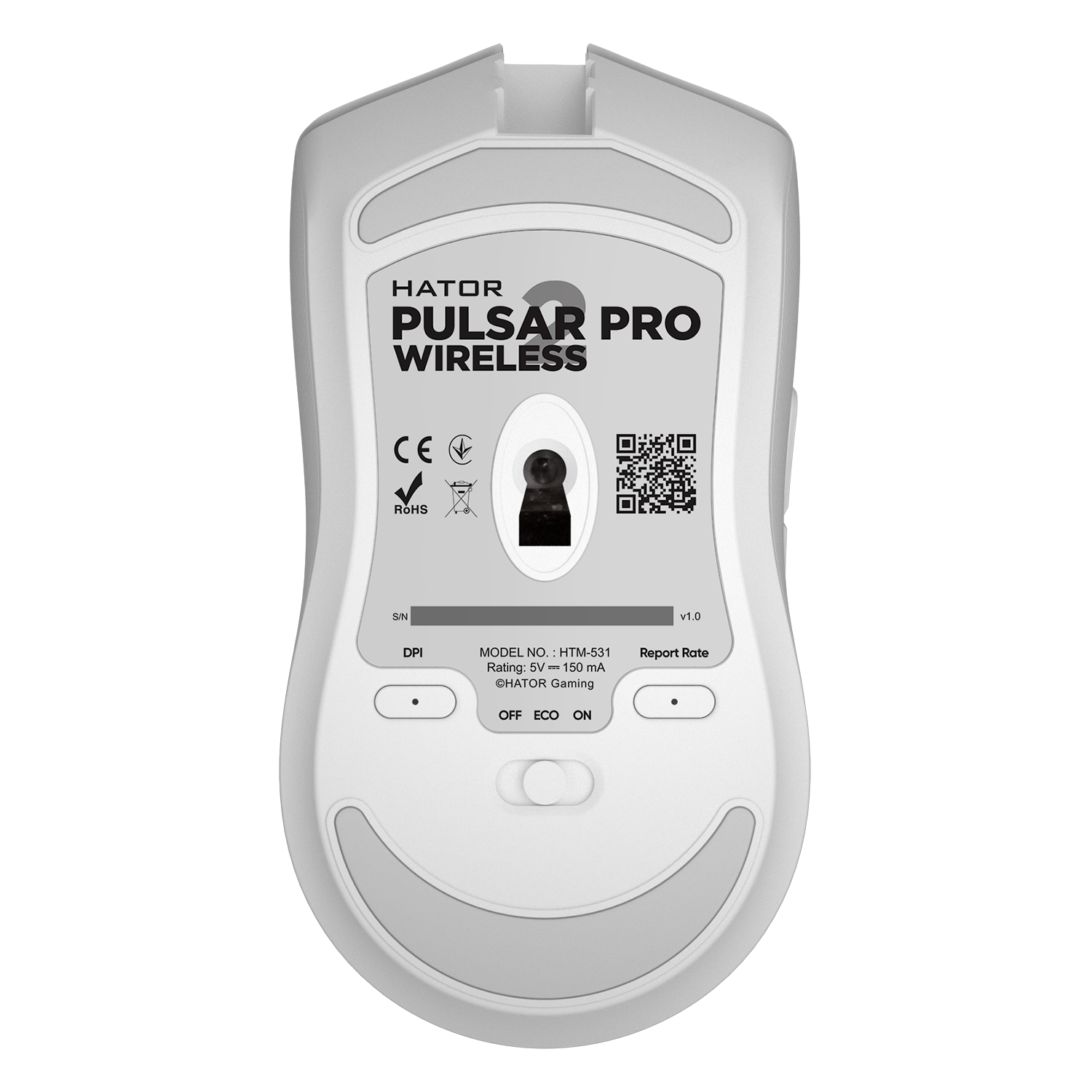 HATOR Pulsar 2 Pro Wireless White obraz 5