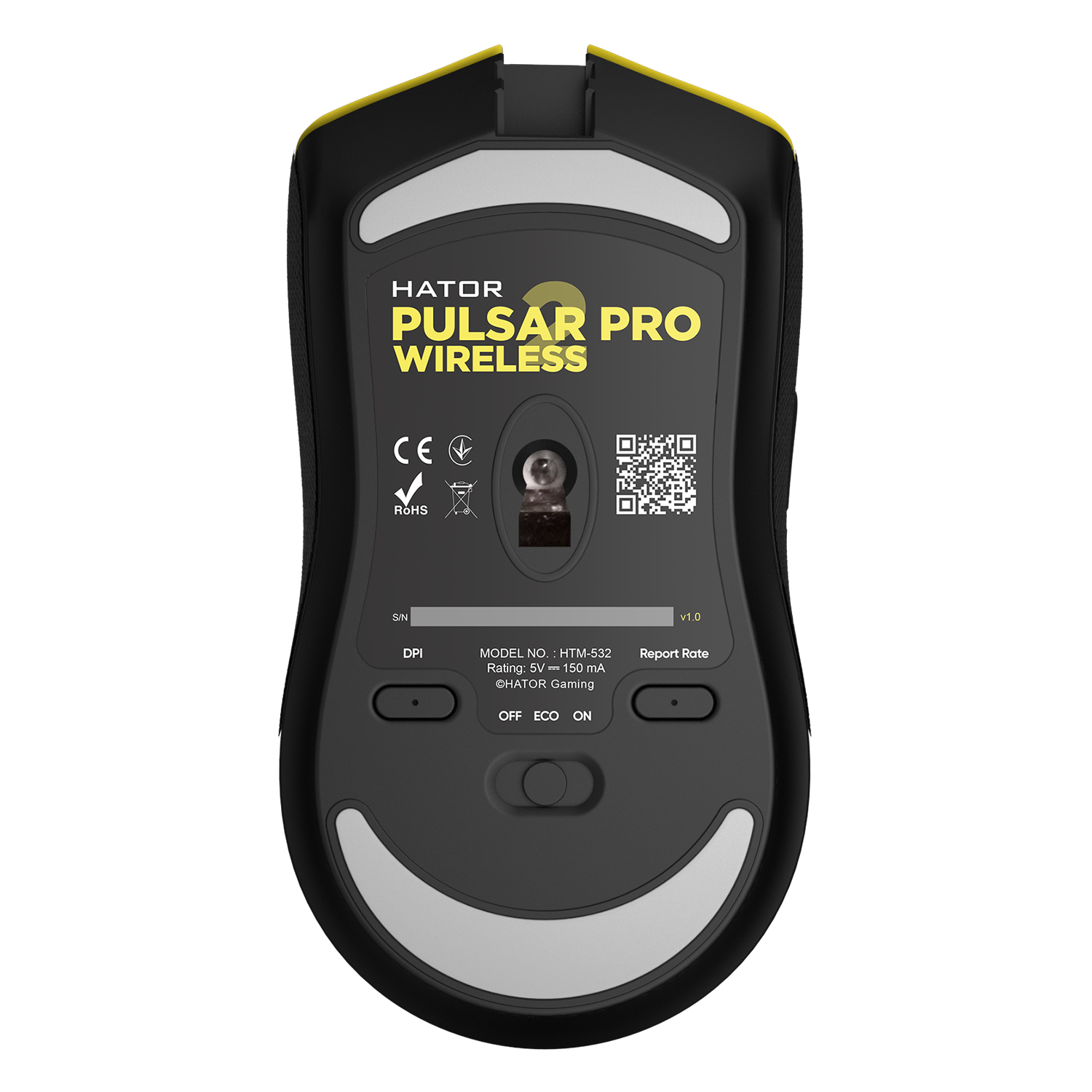 HATOR Pulsar 2 Pro Wireless Yellow image 5