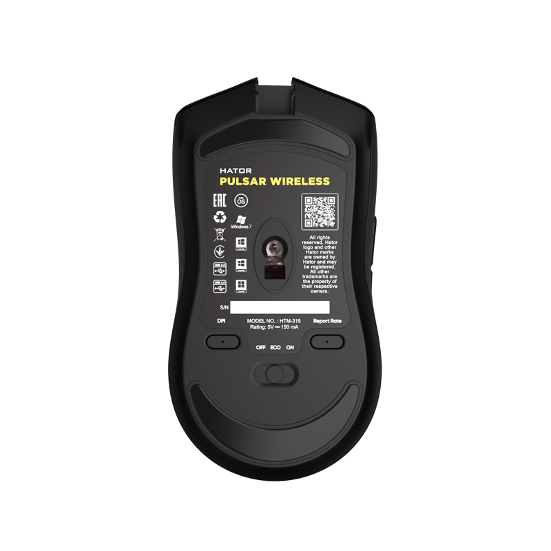 Hator Pulsar Wireless Black зображення 6