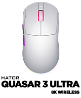 Maus Hator Quasar 3 Ultra 8K Wireless