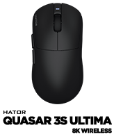 mouse HATOR Quasar 3S Ultima 8K Wireless