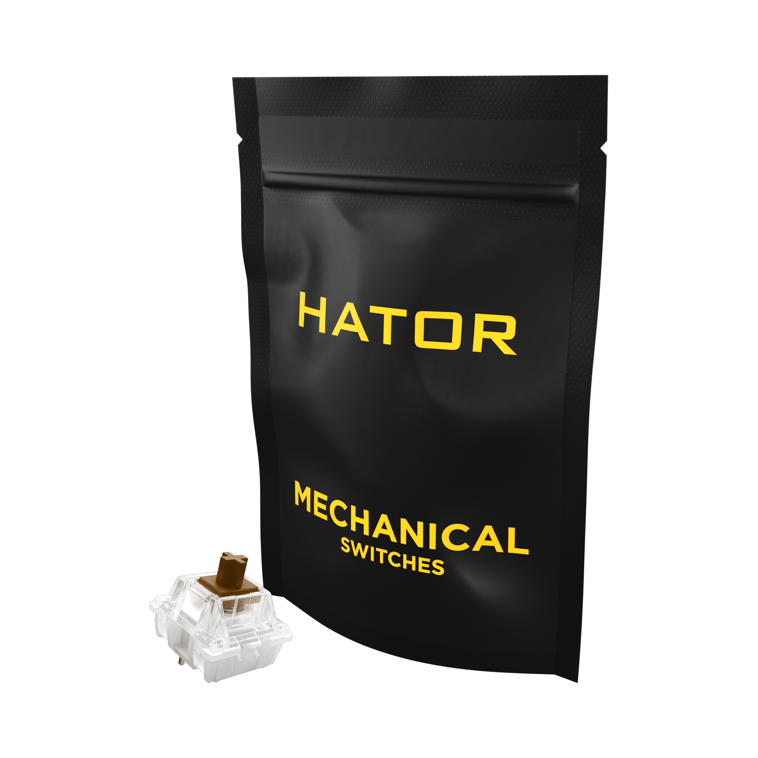 Комплект перемикачів Mechanical Hotswap HATOR Aurum Tactile Choco зображення 1