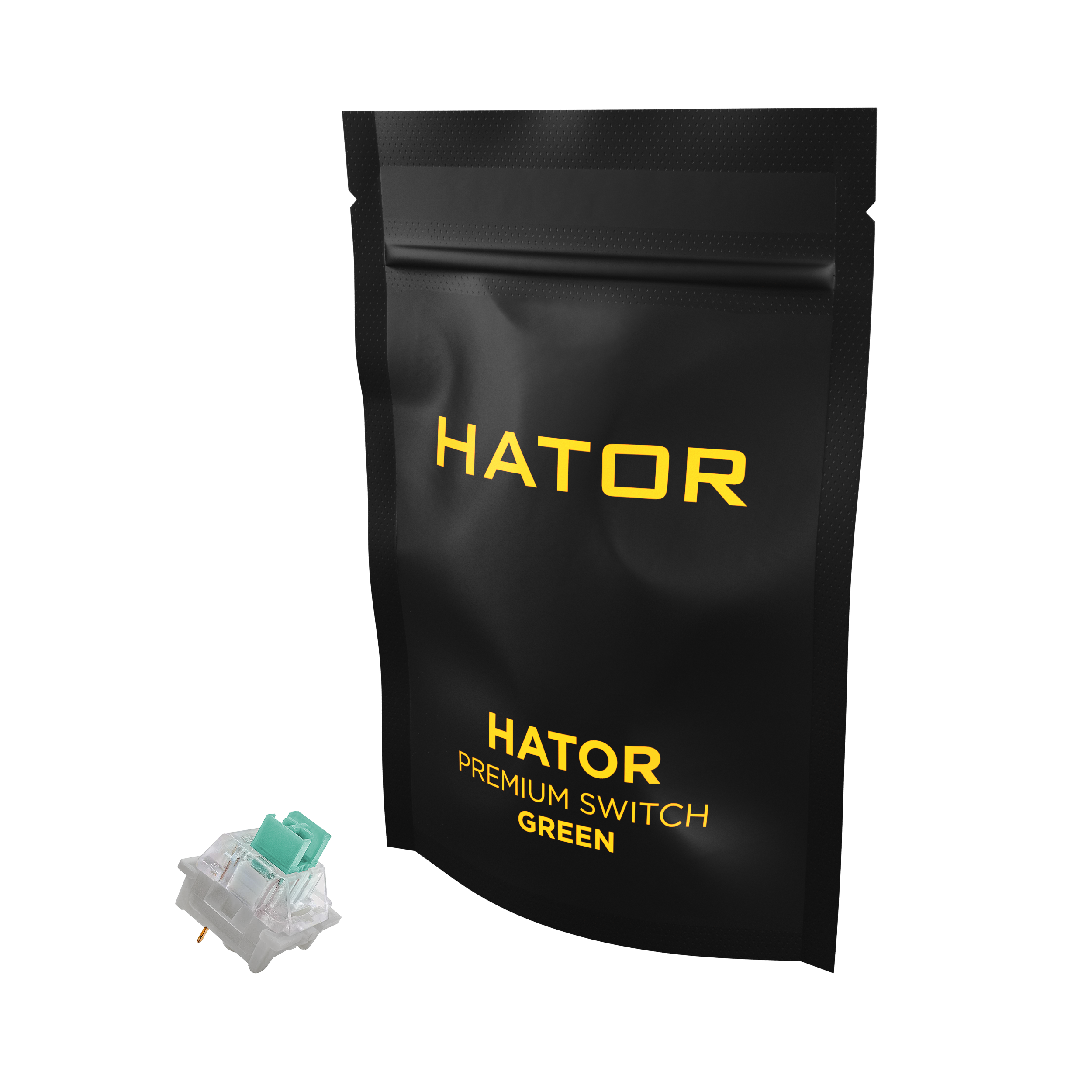 Hator Комплект перемикачів Mechanical Hotswap Premium green